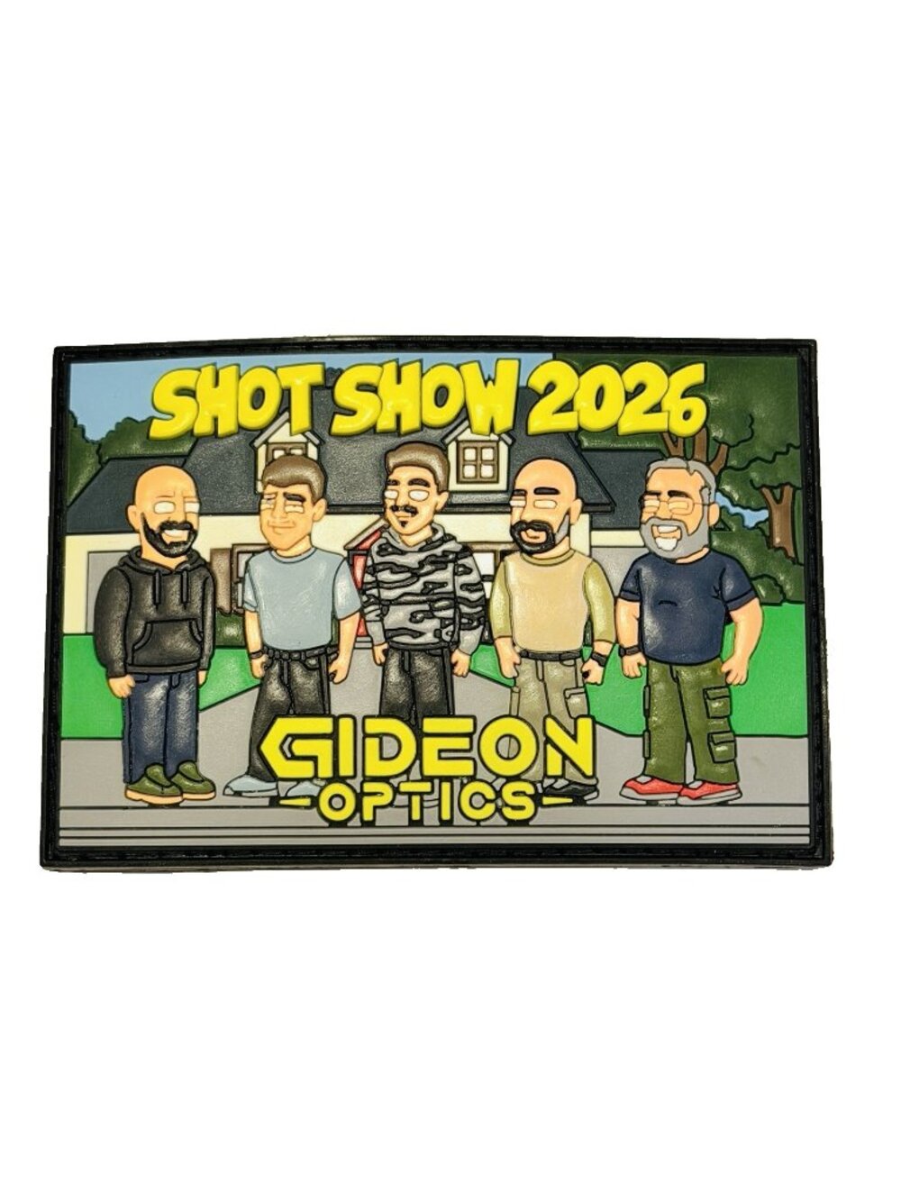 Gideon Optics Camo Tactical Patch Hook Loop Shot Show 2026